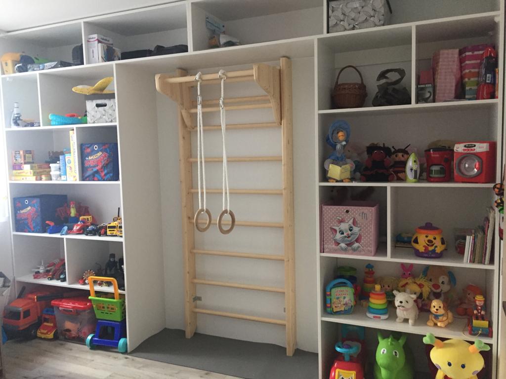 Hrací koutek pro děti s našimi žebřinami