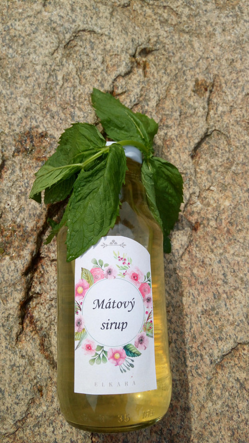 Mátový sirup 0,5l