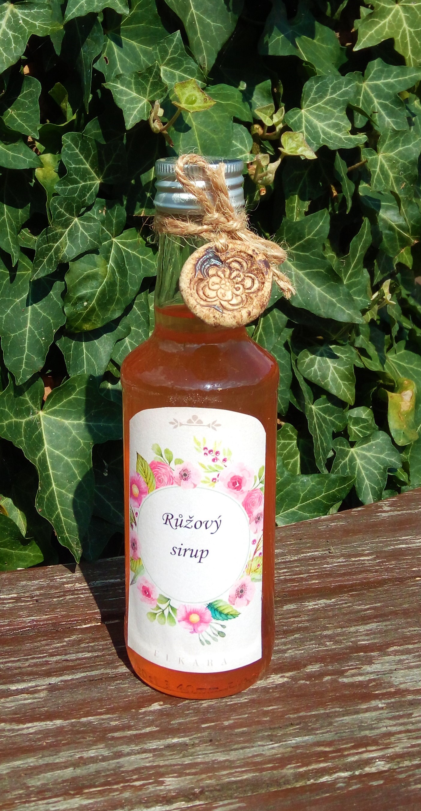 Růžový sirup 0,5l
