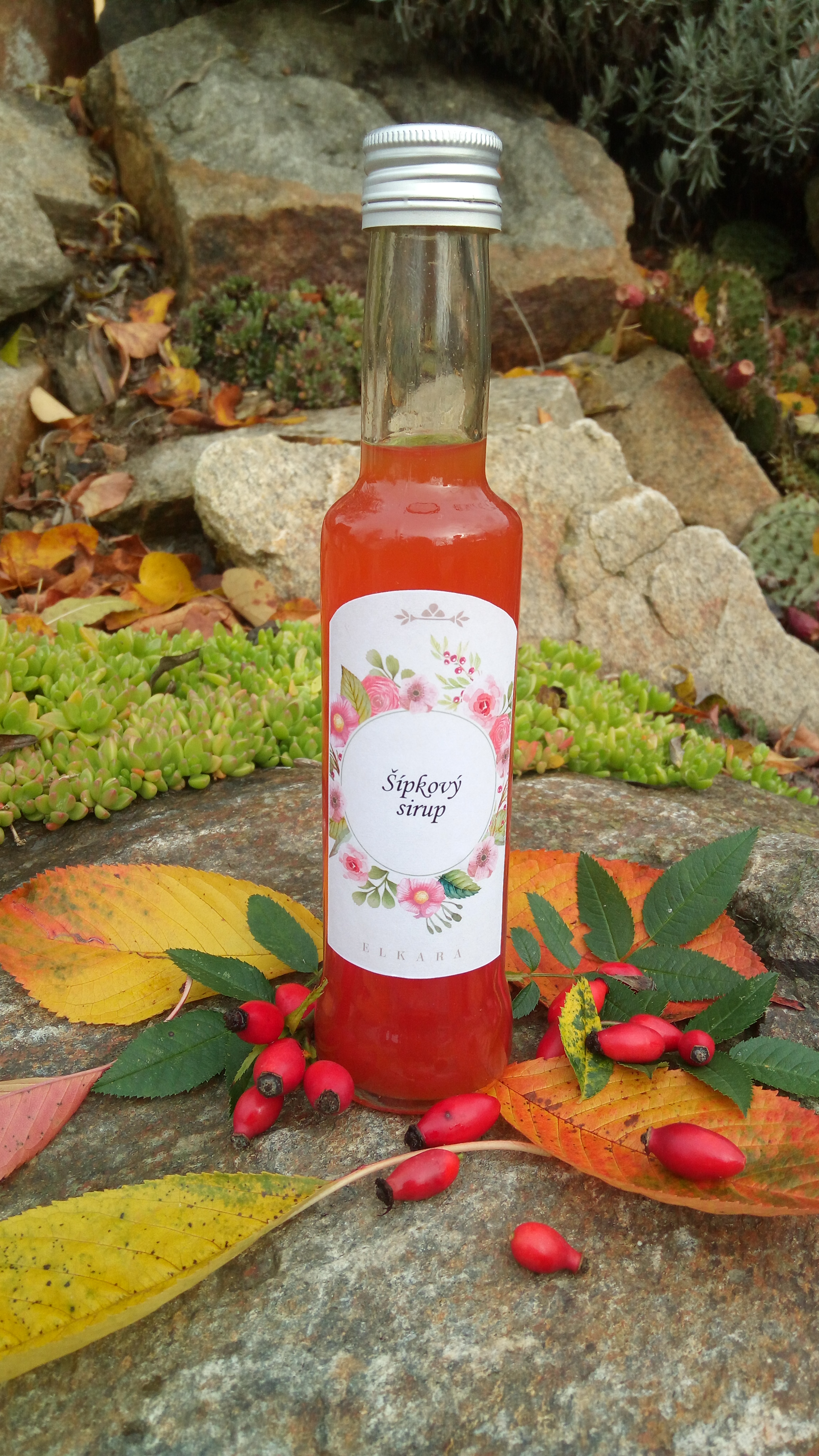 Šípkový sirup 0,5l