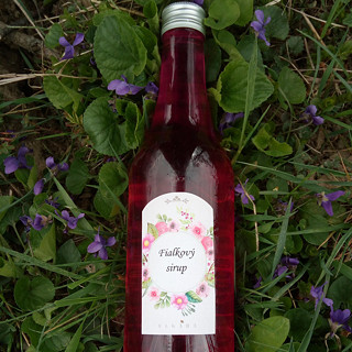 Fialkový sirup 0,2l