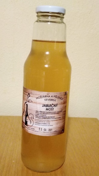 Mošt jablečný 0,75l