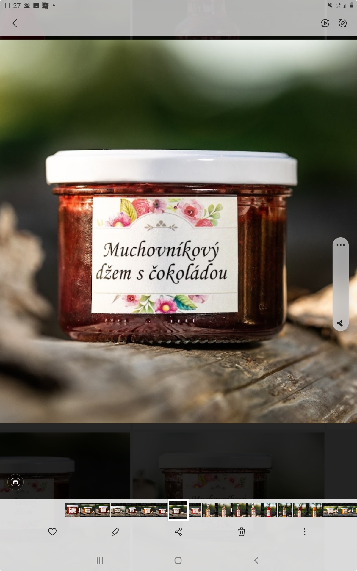 Muchovníkový džem s čokoládou