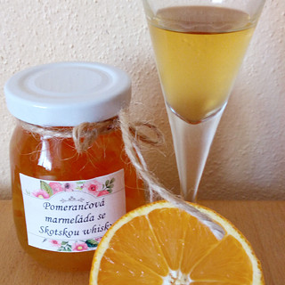 Pomerančová marmeláda se skotskou whisky 0,25l