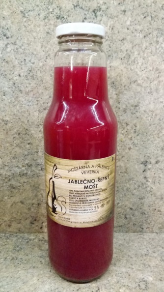 Mošt jablko – červená řepa 0,75l