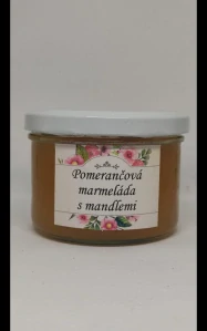 Pomerančová marmeláda s mandlemi 