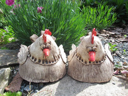 keramická slepička